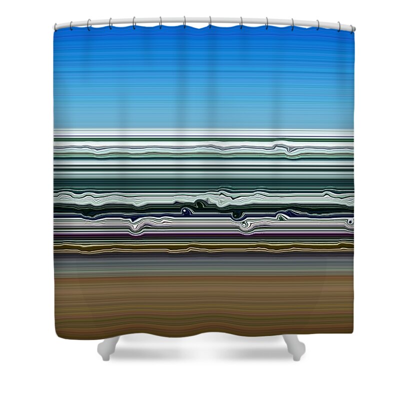 Water Shower Curtain featuring the photograph Sky Water Earth by Michelle Calkins