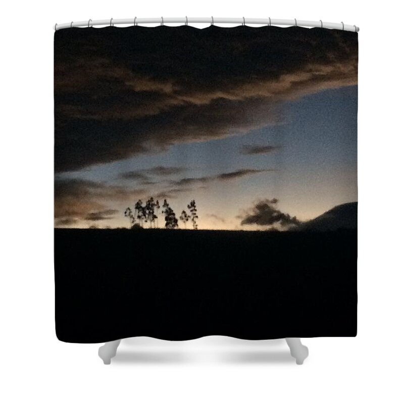 Lansdcape Shower Curtain featuring the photograph Skyline by Eli Ortiz
