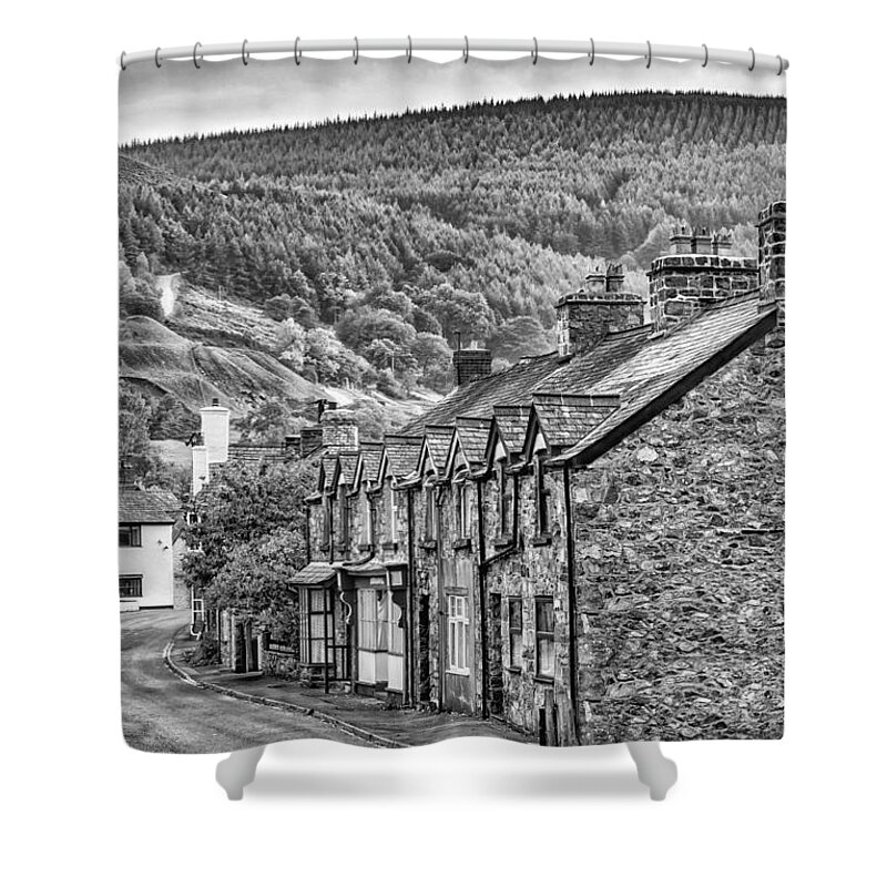 Wales Shower Curtain featuring the photograph Sleepy Welsh Village by Nick Bywater