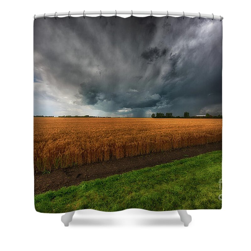 Canada Shower Curtain featuring the photograph Slices of Saskatchewan by Ian McGregor