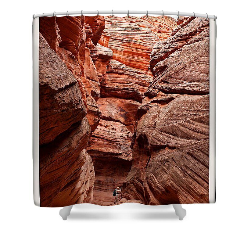Slot Canyon Shower Curtain featuring the photograph Slot Canyons by Farol Tomson