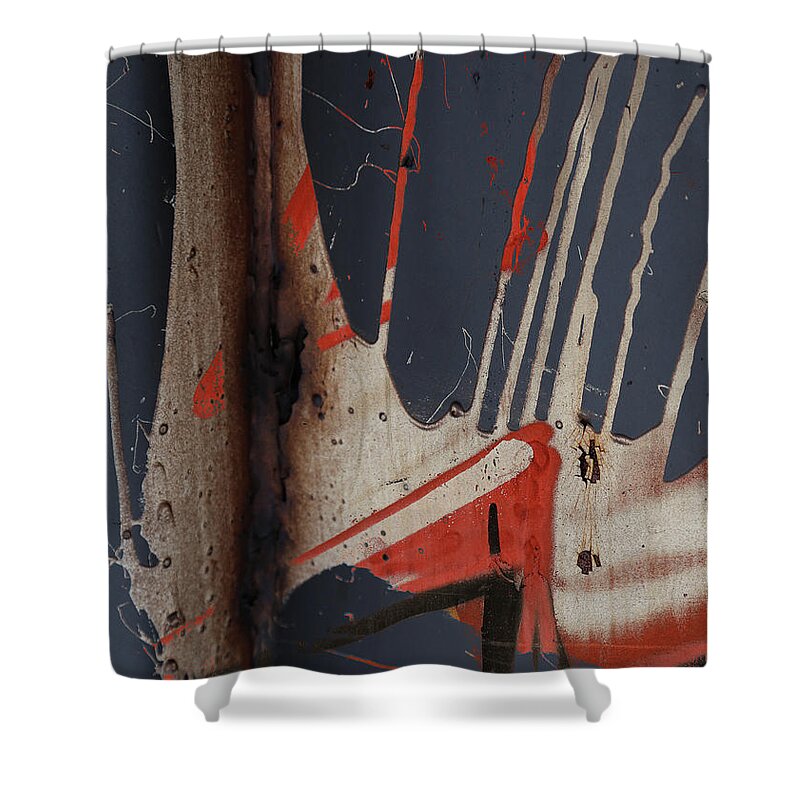 Art Shower Curtain featuring the painting Smack the attack by J C