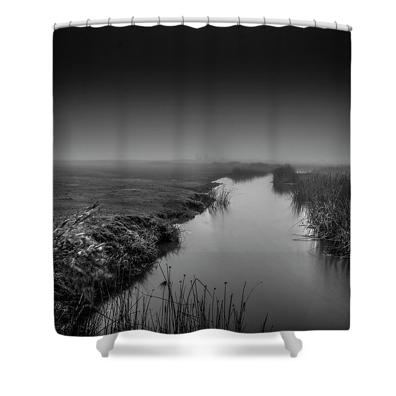Route 12 Shower Curtain featuring the photograph Small Stream by Bruce Bottomley
