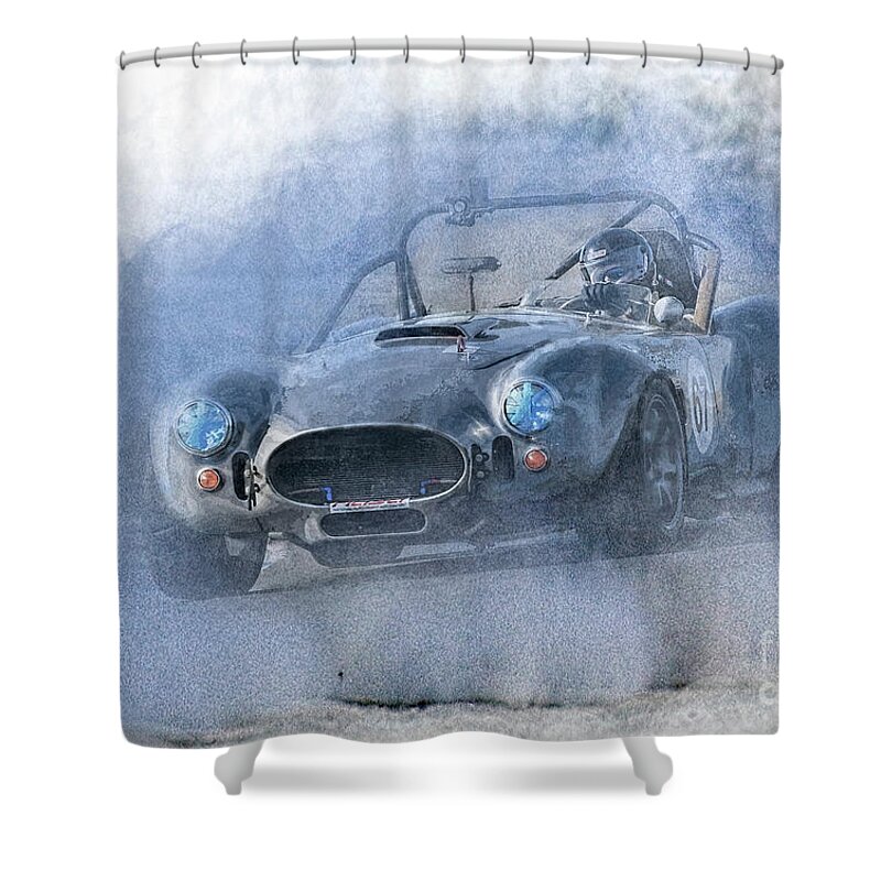 Cobra Shower Curtain featuring the photograph Smoke'N Cobra by Tom Griffithe