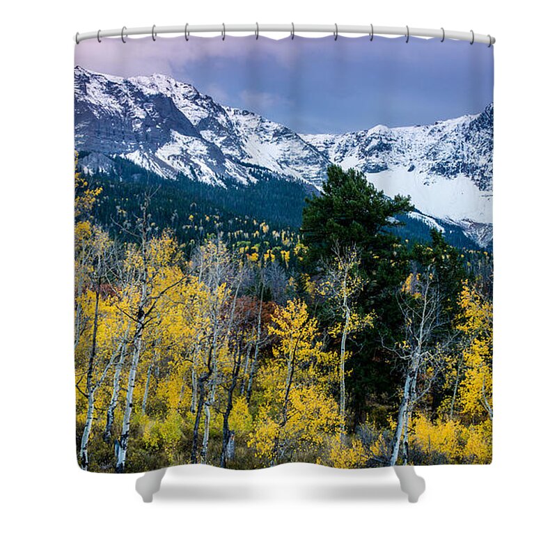 Colorado Shower Curtain featuring the photograph Sneffels Range in the Fall - Colorado by Gary Whitton