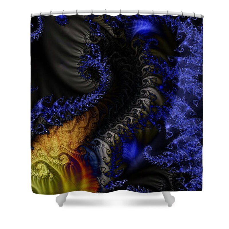 Clay Shower Curtain featuring the digital art Social Classes by Clayton Bruster