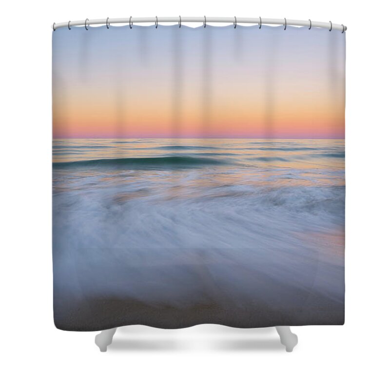 Soft Sunset Shower Curtain featuring the photograph Soft Sunset by Michael Ver Sprill