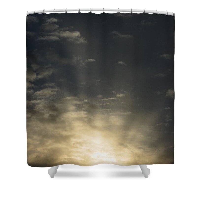 Sun Shower Curtain featuring the photograph Solarius by Chris Dunn