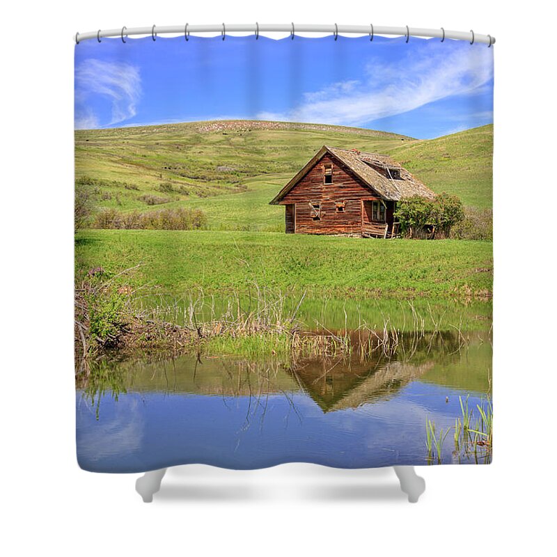 Abandoned Home Shower Curtain featuring the photograph Someone's Dream by Jack Bell