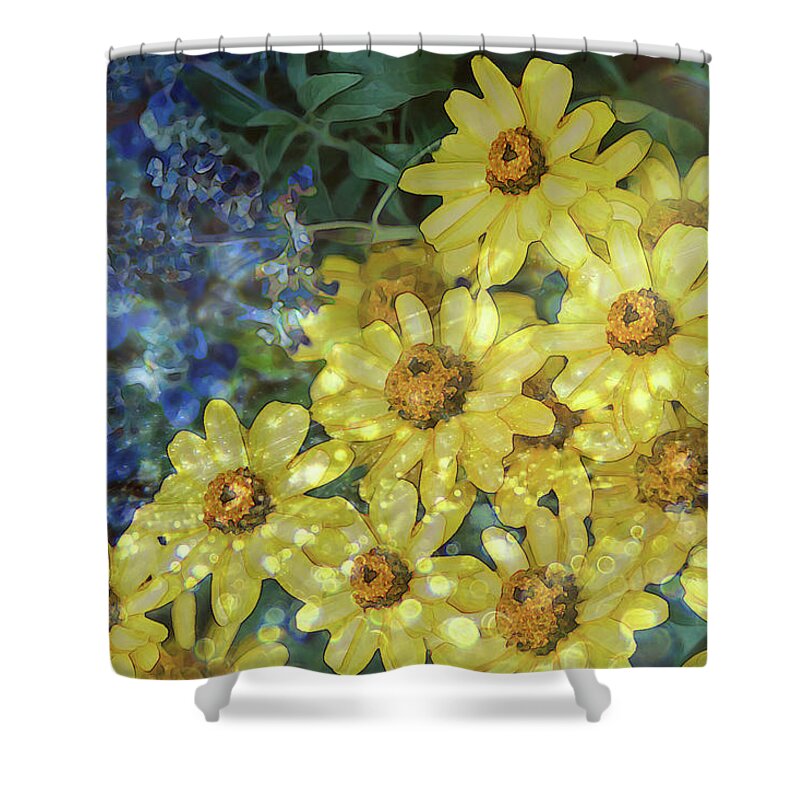 Flowers Shower Curtain featuring the photograph Soulful Silence by Vanessa Thomas