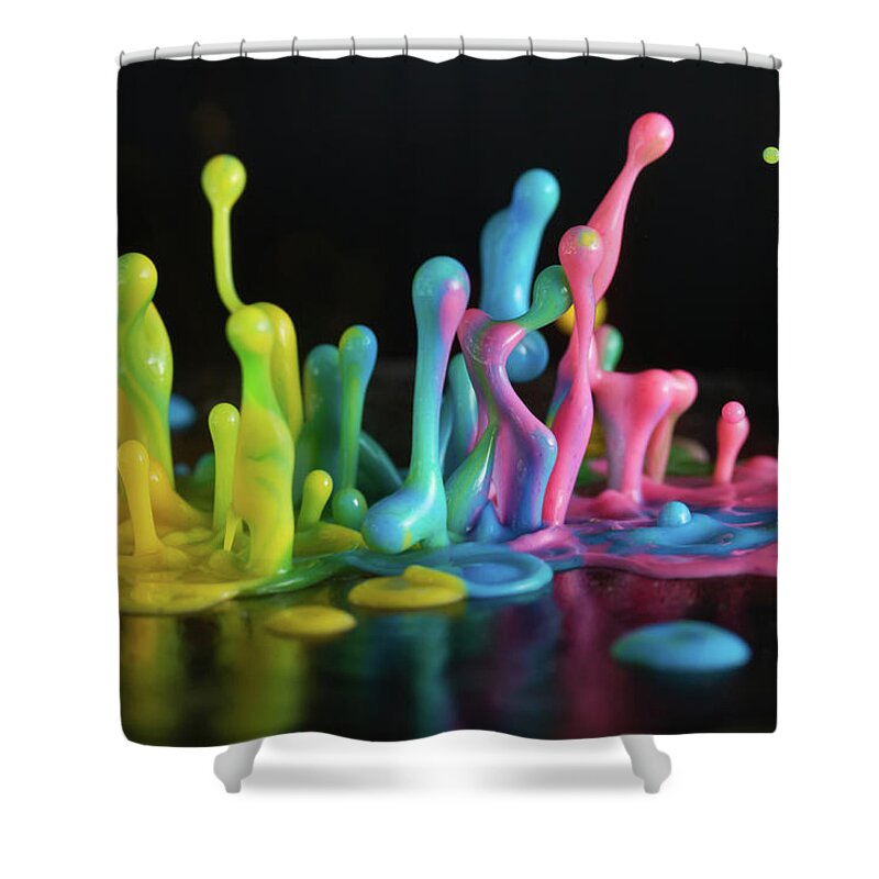 Sound Shower Curtain featuring the photograph Sound Sculpture by William Lee