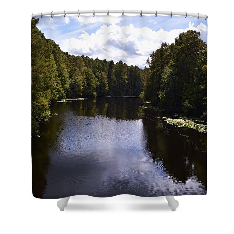 South Bound Shower Curtain featuring the photograph South Bound by Warren Thompson