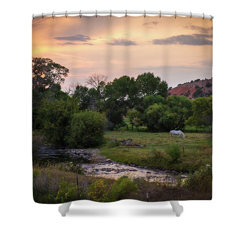 National Parks Shower Curtain featuring the photograph South Dakota by Aileen Savage