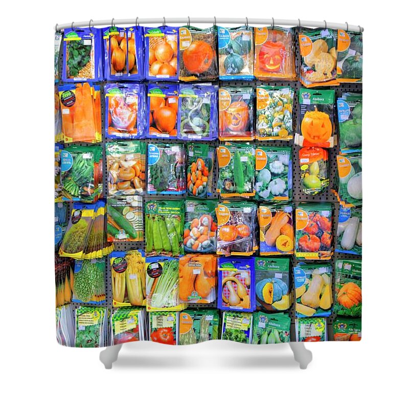 Seeds Shower Curtain featuring the photograph Sowing The Seeds by David Birchall