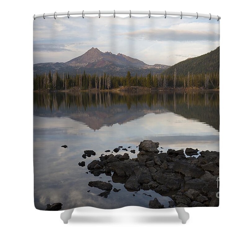 Cascade Range Shower Curtain featuring the photograph Sparks Afternoon by Idaho Scenic Images Linda Lantzy