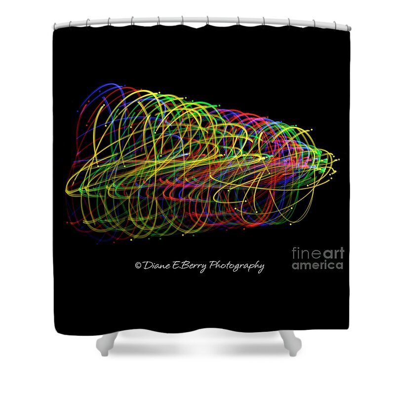 Diane Berry Shower Curtain featuring the photograph Spin by Diane E Berry
