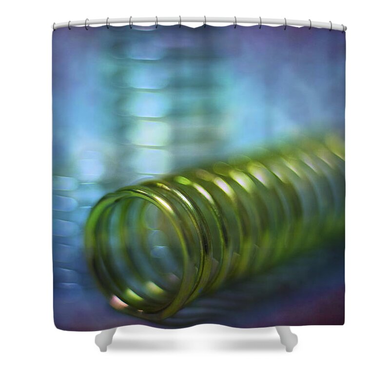 Spring Shower Curtain featuring the photograph Spirals by Steven Richardson