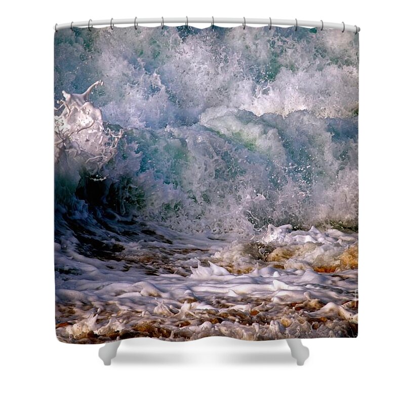 Wave Shower Curtain featuring the photograph Renaissance Wave  Hawaii by Debra Banks