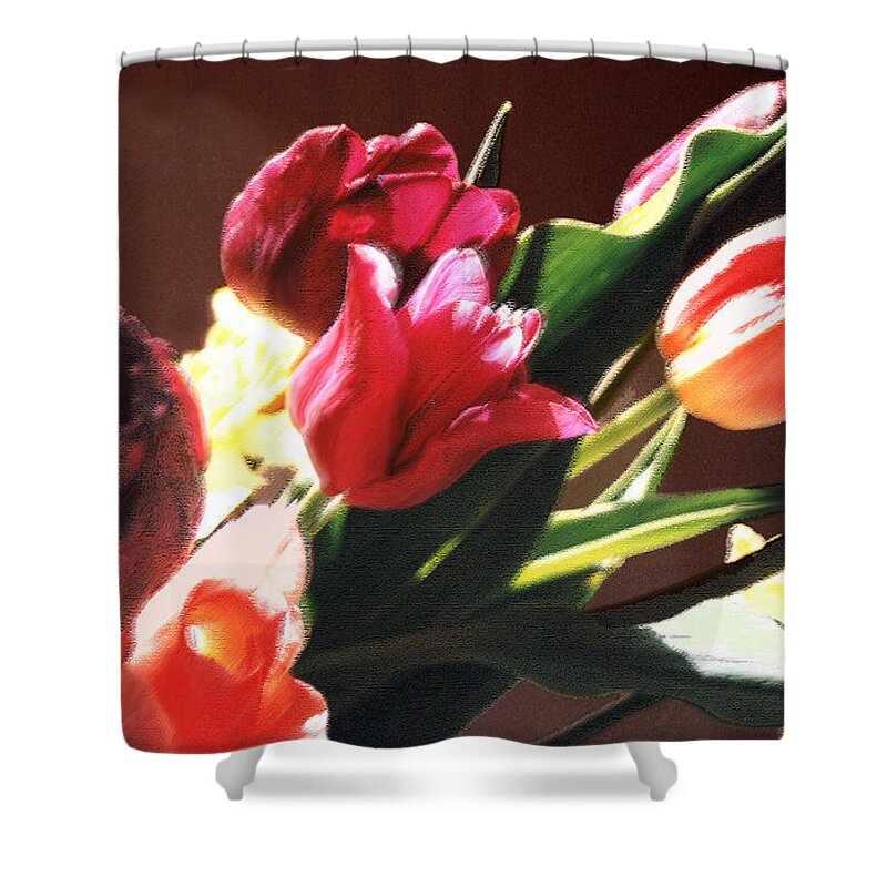 Floral Still Life Shower Curtain featuring the photograph Spring Bouquet by Steve Karol