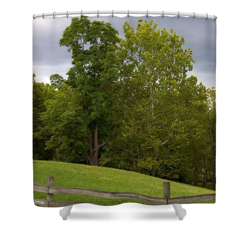 Spring Green Shower Curtain featuring the photograph Spring Green by Edward Smith
