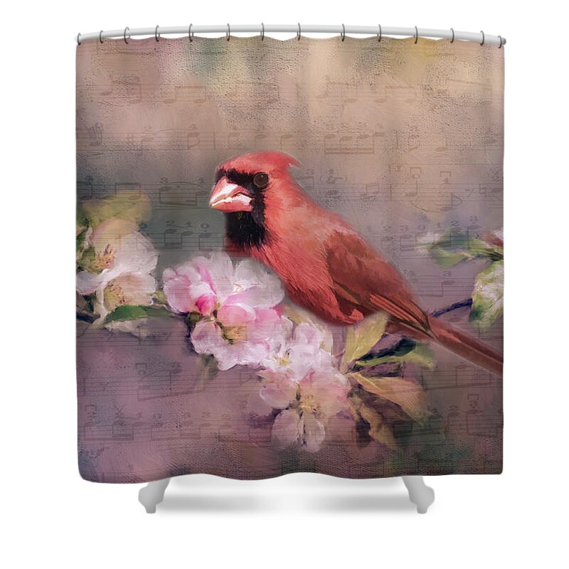 Flower Shower Curtain featuring the photograph Spring Song by Cathy Kovarik