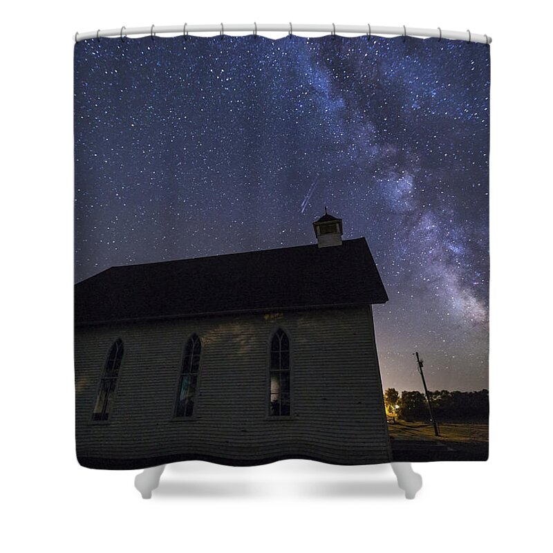 Meteors Shower Curtain featuring the photograph St. Anns 3 by Aaron J Groen