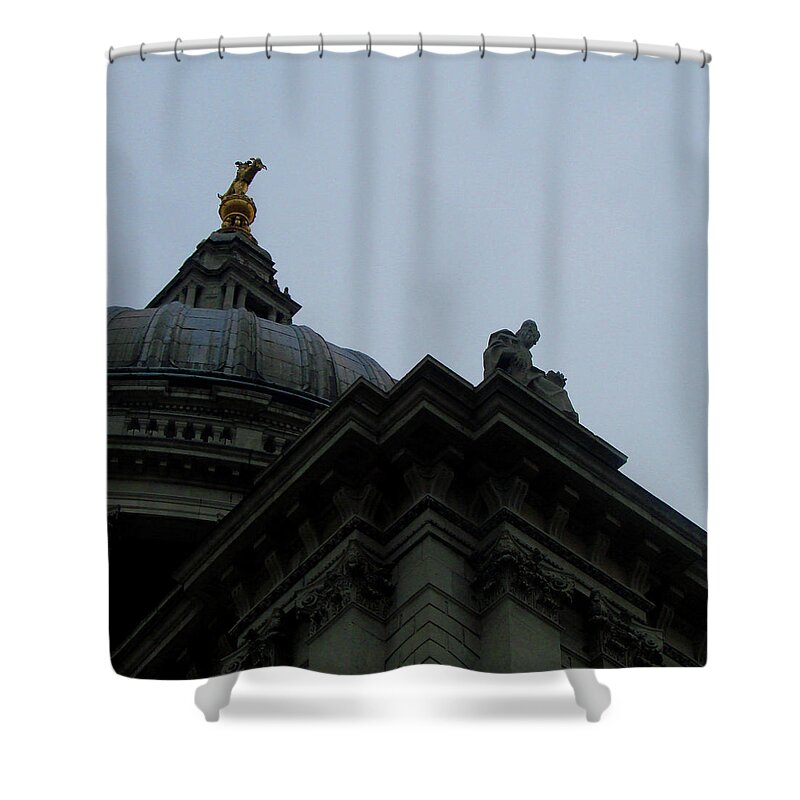 St.paul's Shower Curtain featuring the photograph St. Paul's Cathedral by Misentropy