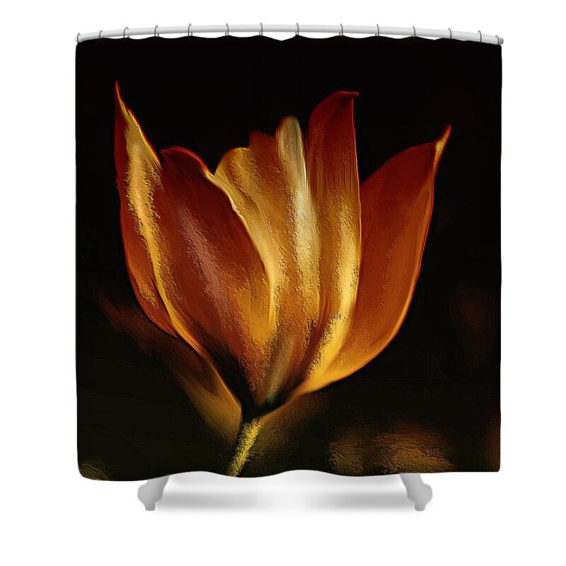 Botanicals Shower Curtain featuring the photograph Stand Alone by Elaine Manley