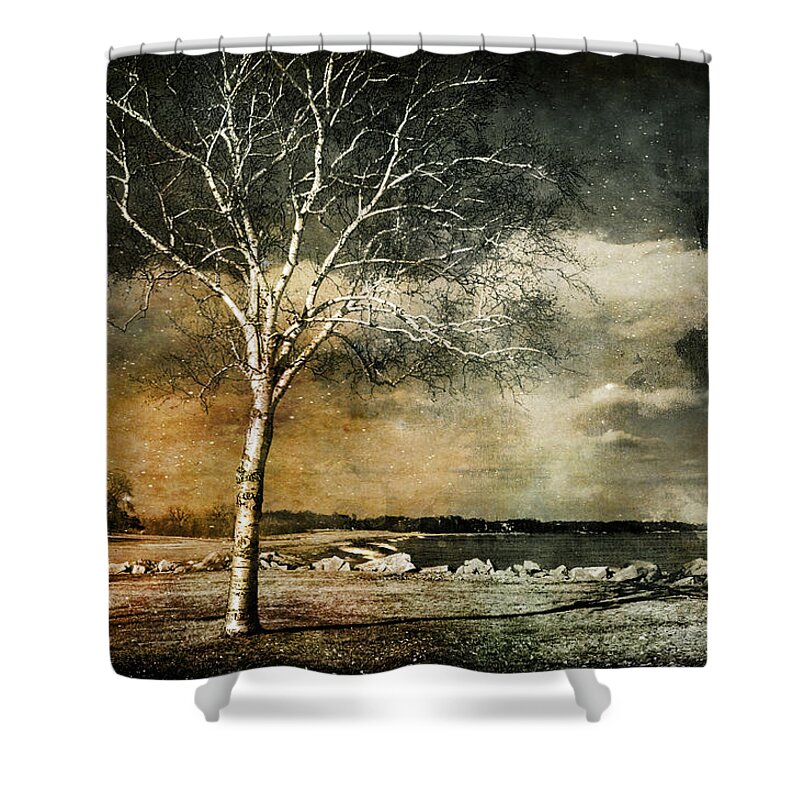 Stand Strong Shower Curtain featuring the photograph Stand Strong by Susan McMenamin