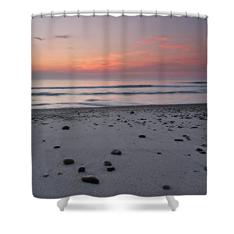Cape Cod Nauset Beach Shower Curtain featuring the photograph Start Your Day Happy by Juergen Roth
