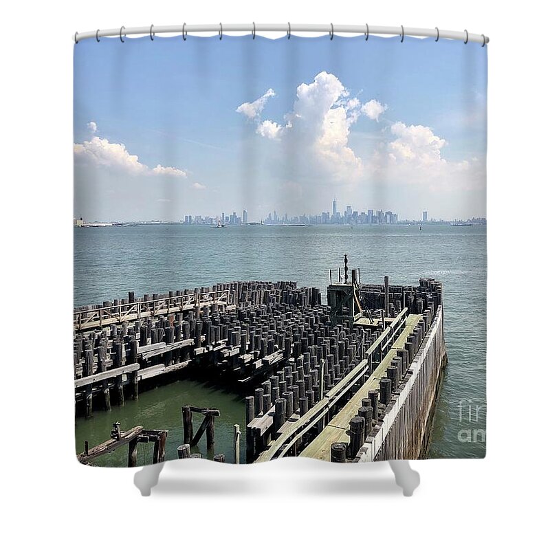 Staten Island Shower Curtain featuring the photograph Staten Island by Flavia Westerwelle