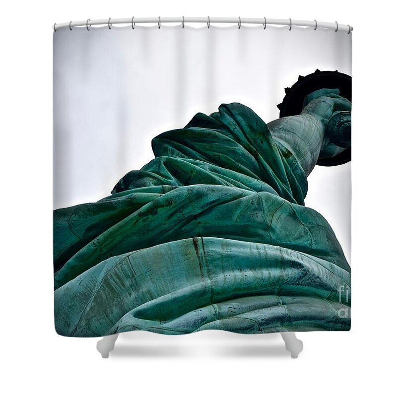 Statue Of Liberty Shower Curtain featuring the photograph Statue of Liberty  New York by Debra Banks