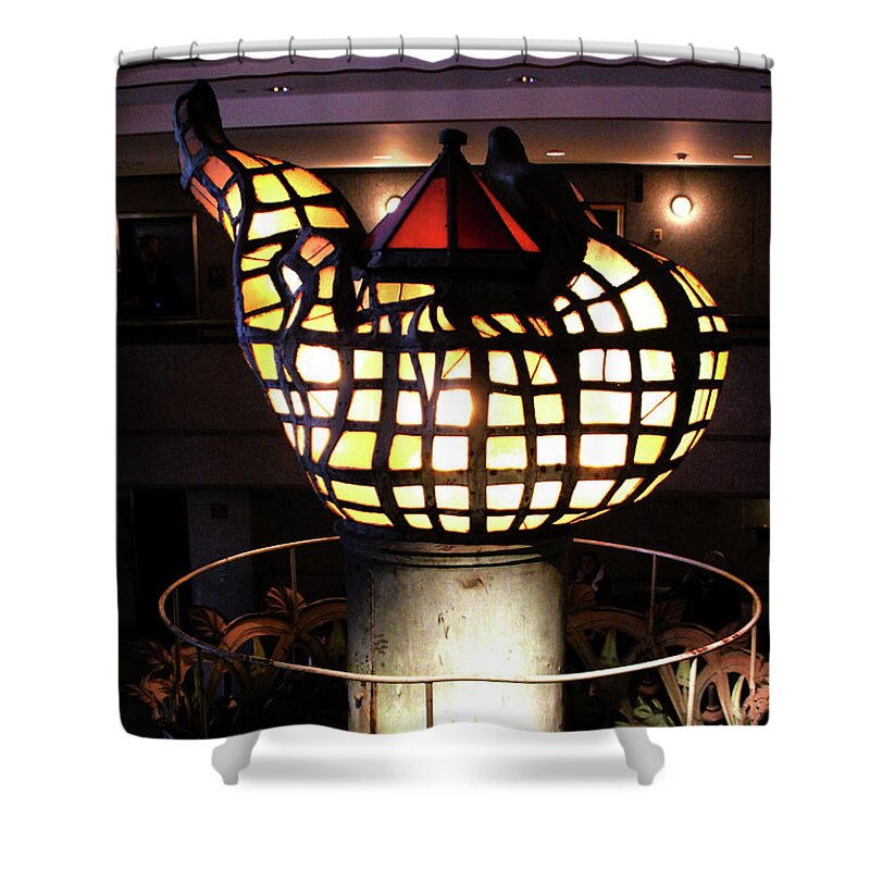 Statue Of Liberty Shower Curtain featuring the photograph Lady Liberty's Original Torch by Doc Braham