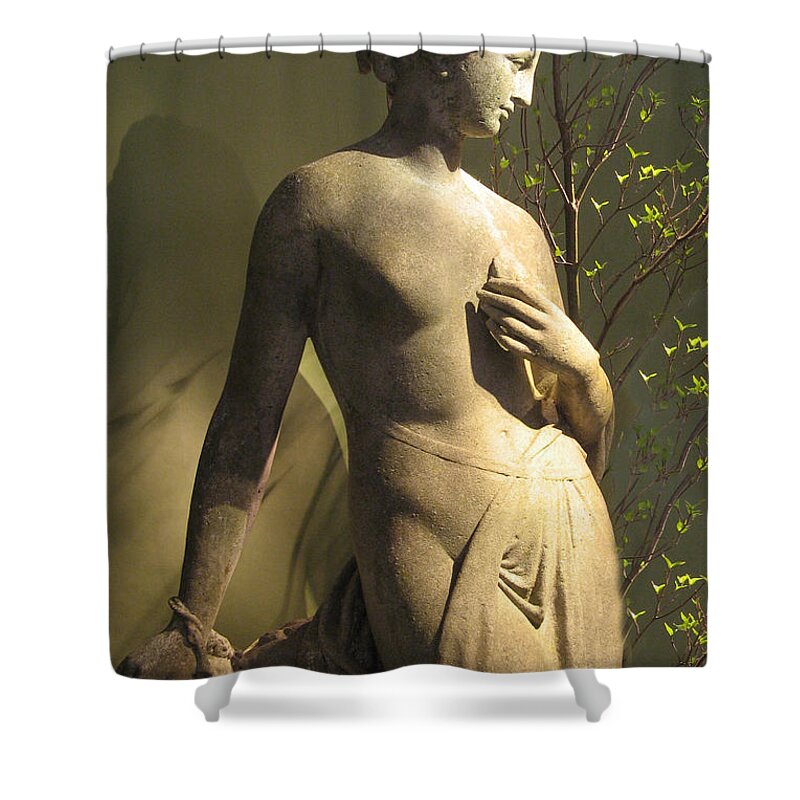 Statue Shower Curtain featuring the photograph Statuesque by Jessica Jenney