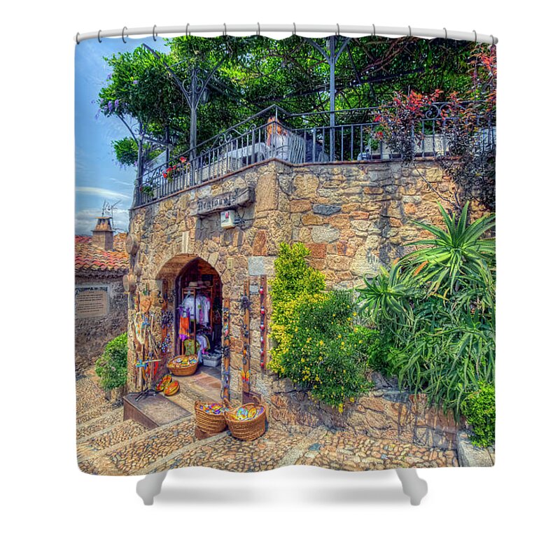 Spain Shower Curtain featuring the photograph Step into Spain by Nadia Sanowar