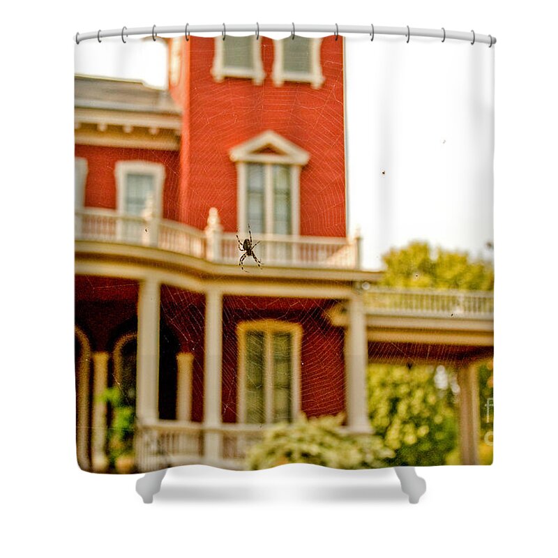 Steven King Shower Curtain featuring the photograph Steven King House by Alana Ranney