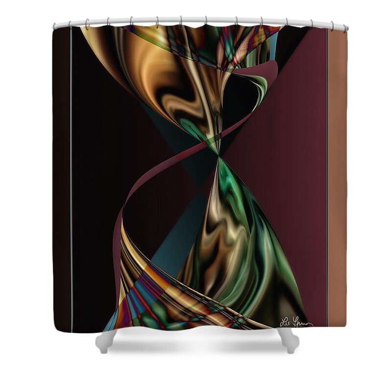 Crazy Shower Curtain featuring the digital art Still Crazy After All These Years by Leo Symon