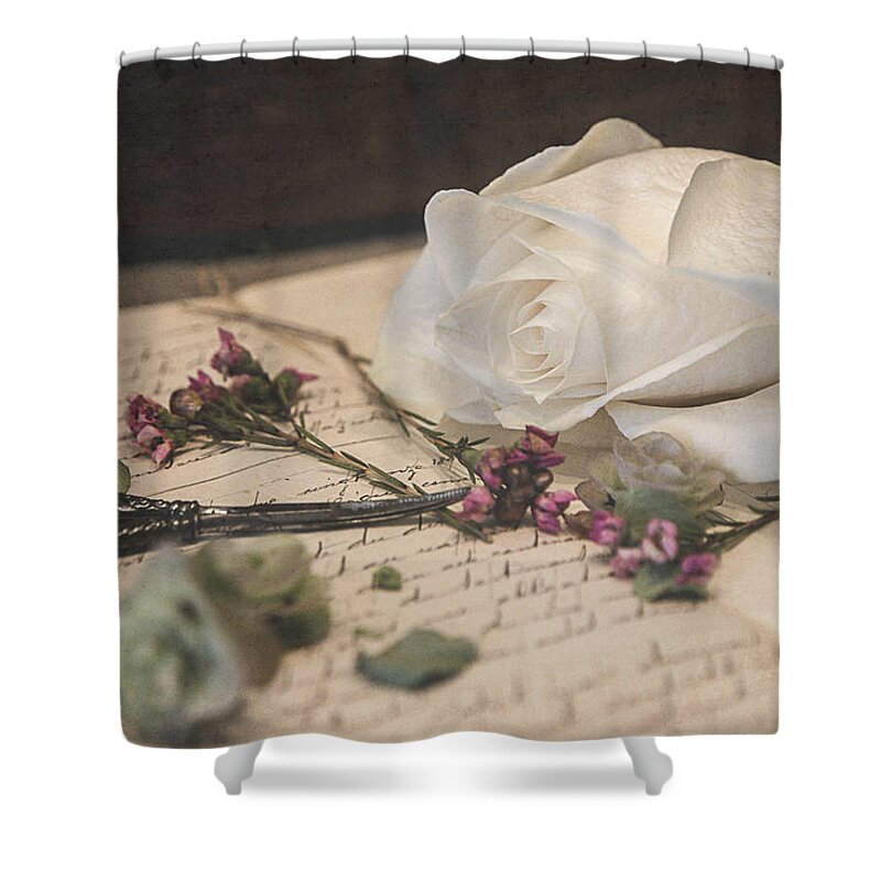 Valentine Shower Curtain featuring the photograph Still Life 8496 by Teresa Wilson