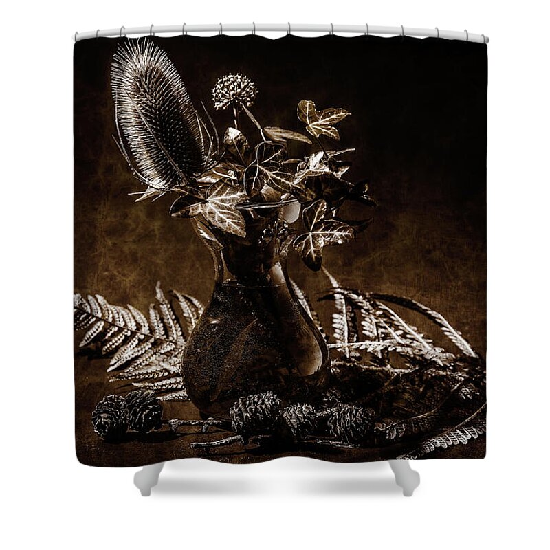 Vase Shower Curtain featuring the photograph Still Life by Martina Fagan