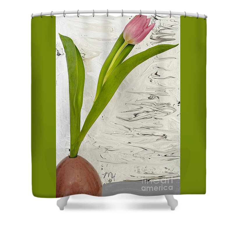 Photo Shower Curtain featuring the photograph Still Life Tulip by Marsha Heiken