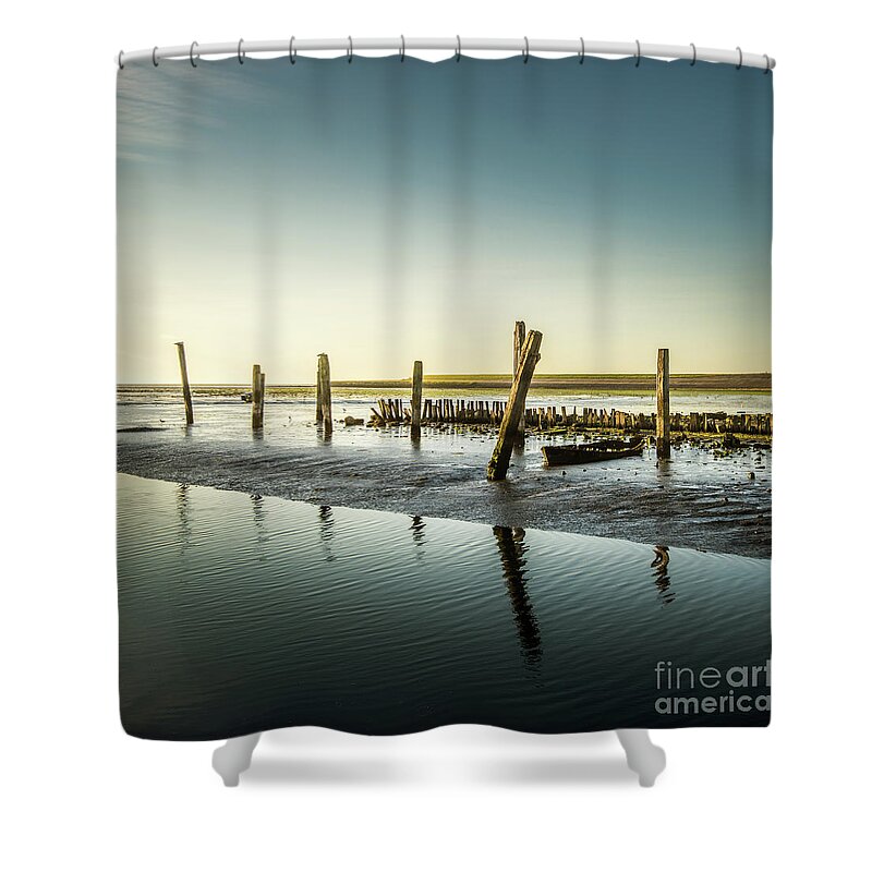 1x1 Shower Curtain featuring the photograph Still Standing by Hannes Cmarits