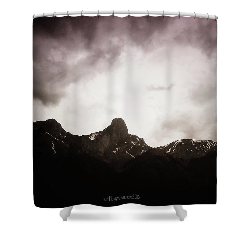 Mountain Shower Curtain featuring the photograph Stockhorn by Mimulux Patricia No