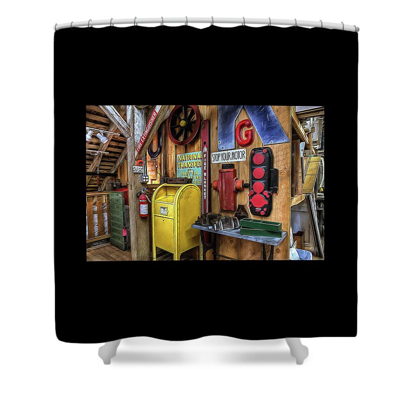 Thom Zehrfeld Shower Curtain featuring the photograph Stop Your Motor by Thom Zehrfeld