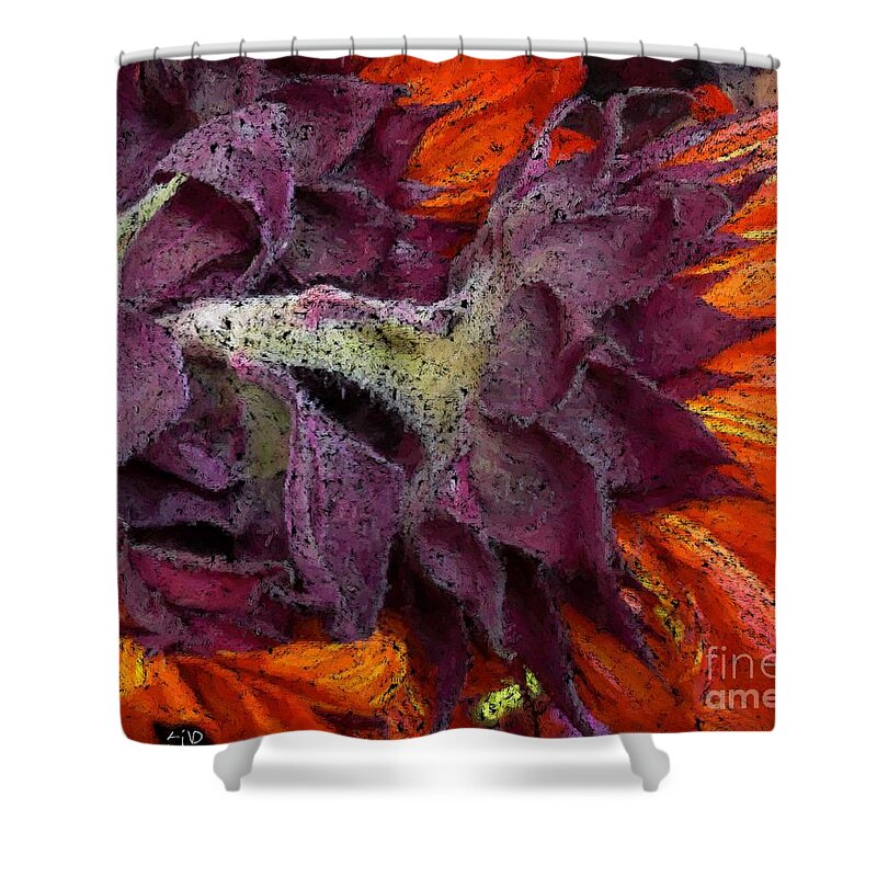 Flower Shower Curtain featuring the photograph Store Flower by Ron Bissett
