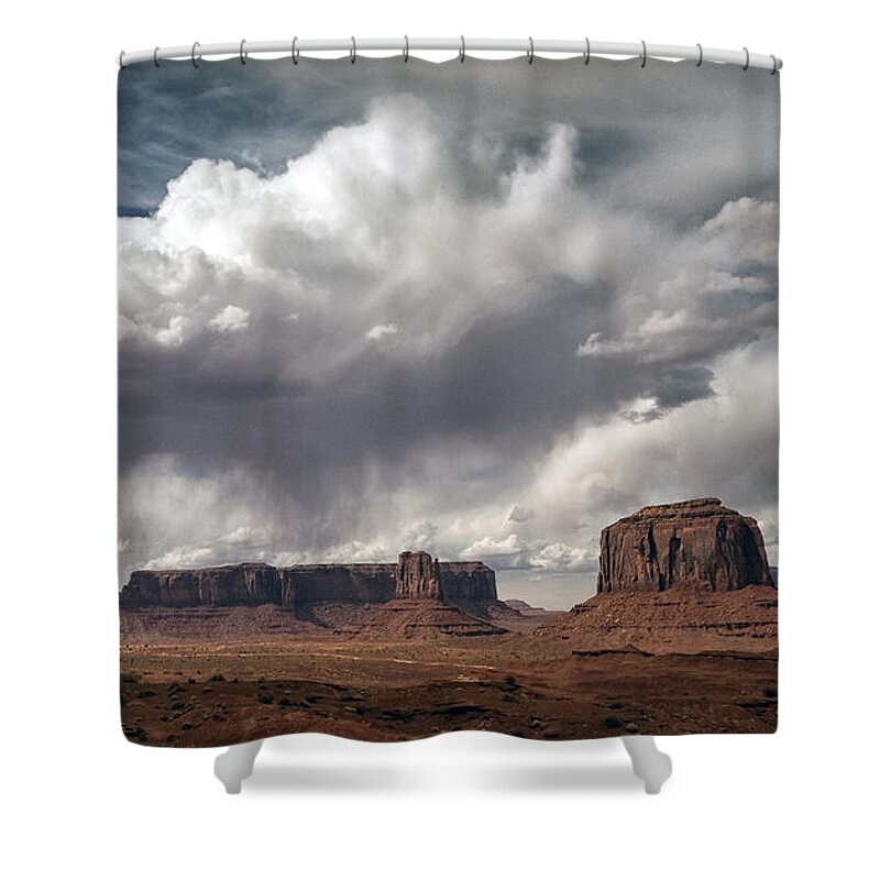 Arizona Shower Curtain featuring the photograph Storm Brewing by Robert Fawcett