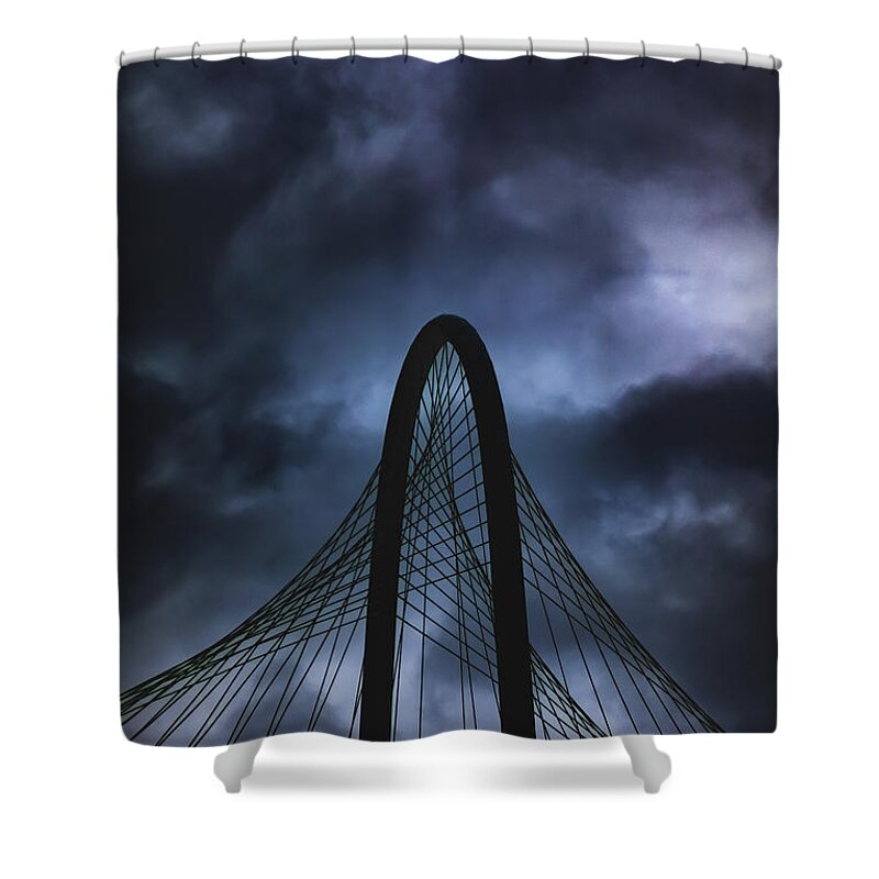 Dallas Shower Curtain featuring the photograph Storm Light by Peter Hull