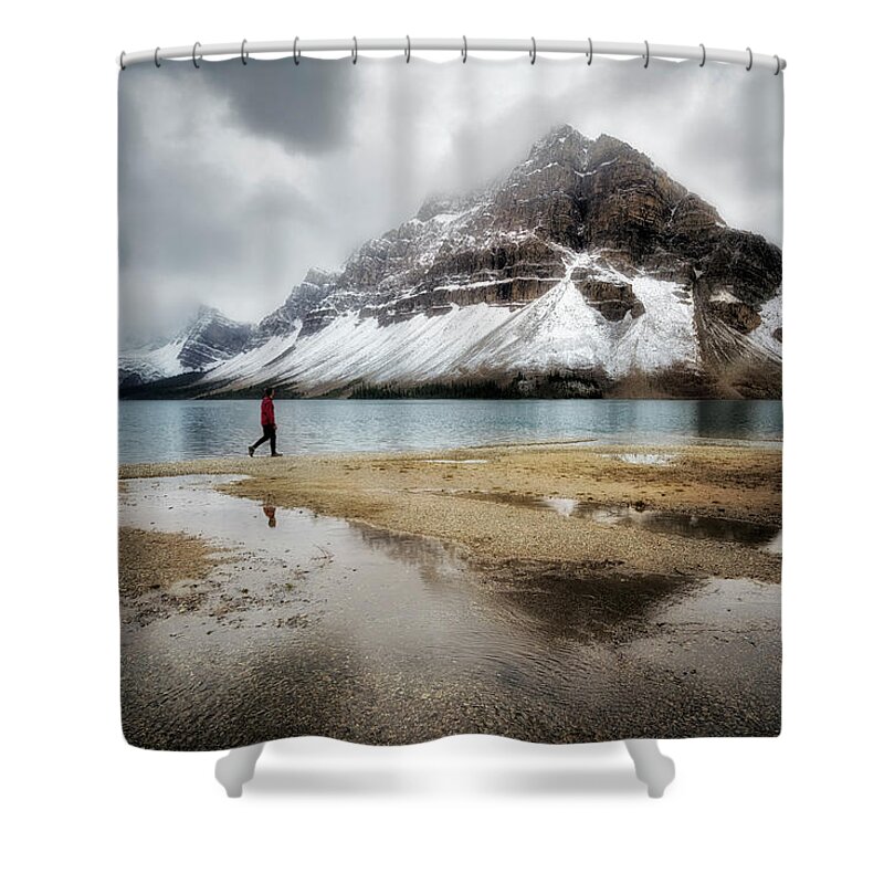 Alberta Shower Curtain featuring the photograph Storm Tracker by Nicki Frates