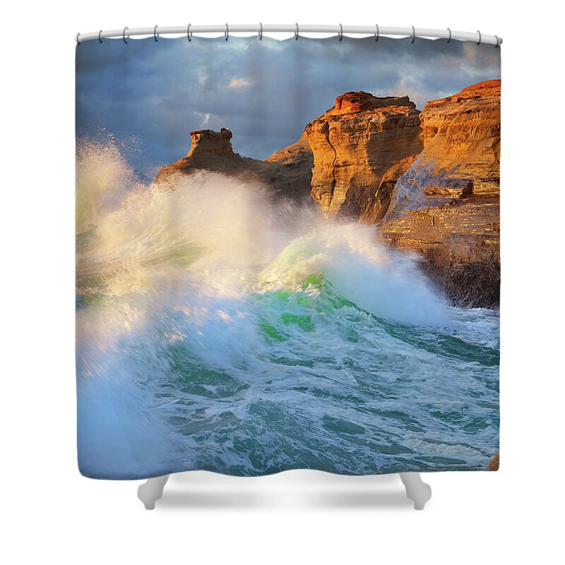 Storms Shower Curtain featuring the photograph Storm Watchers by Darren White