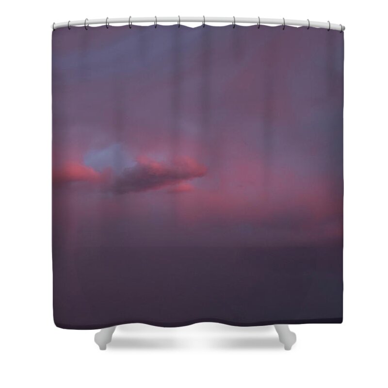 Sunset Clouds Storm Shower Curtain featuring the photograph Stormy Sunset by William Kimble