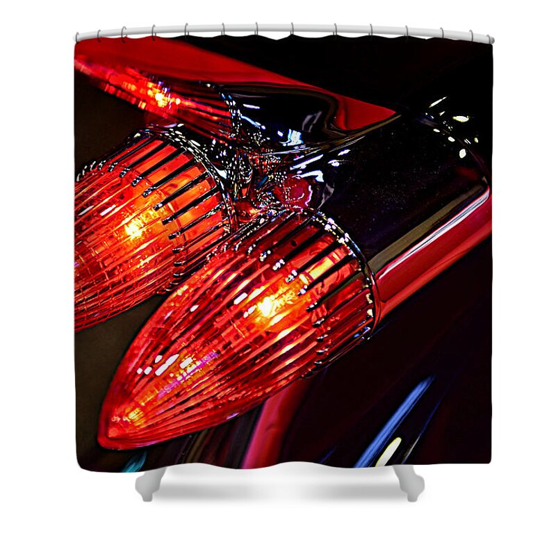 Automobile Shower Curtain featuring the photograph Stylin' Lights by Richard Gehlbach